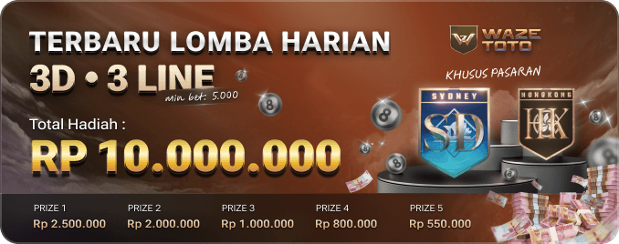 LOMBA HARIAN 3D-3LINE